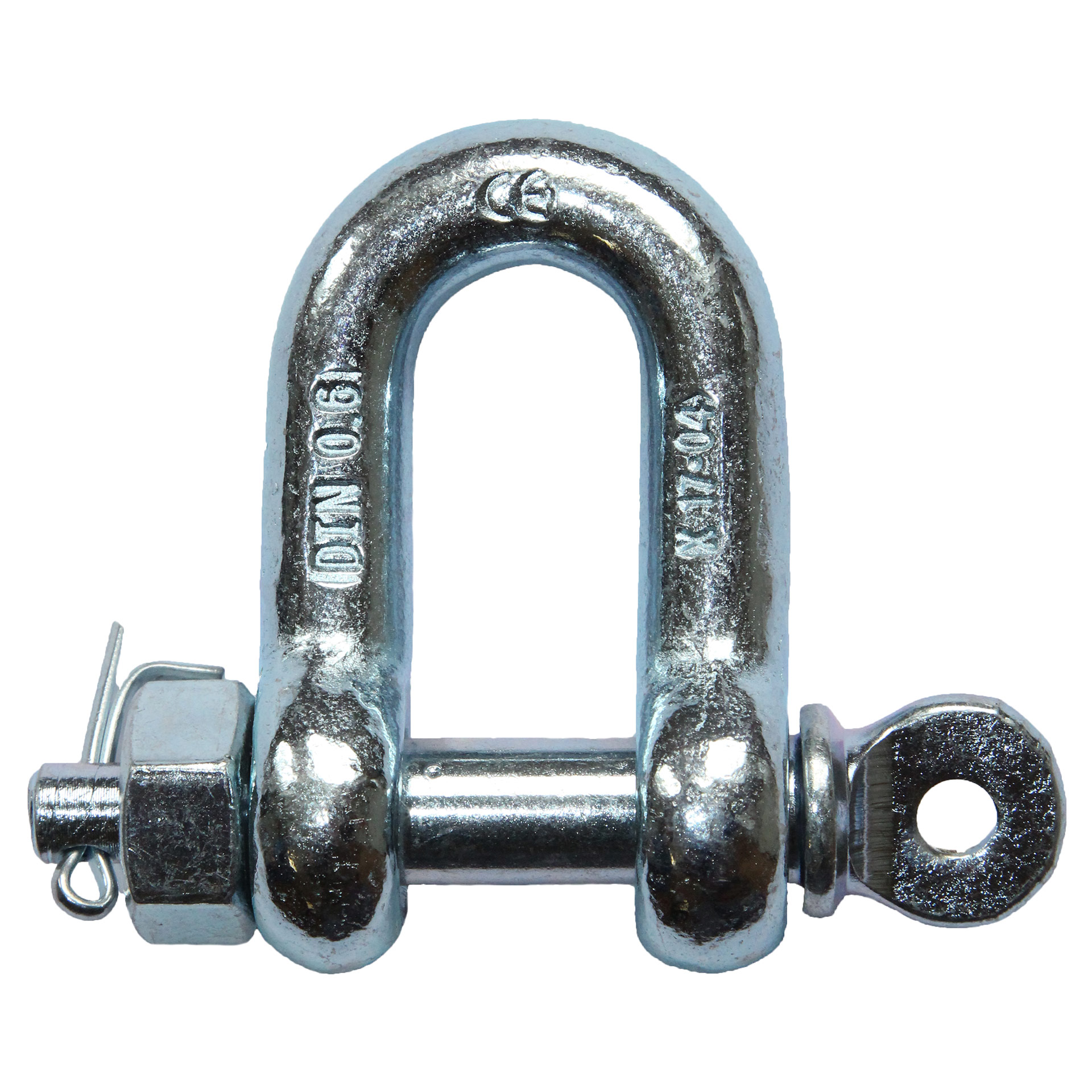 Schäkel verzinkt Nr. 504 c nach DIN 82101