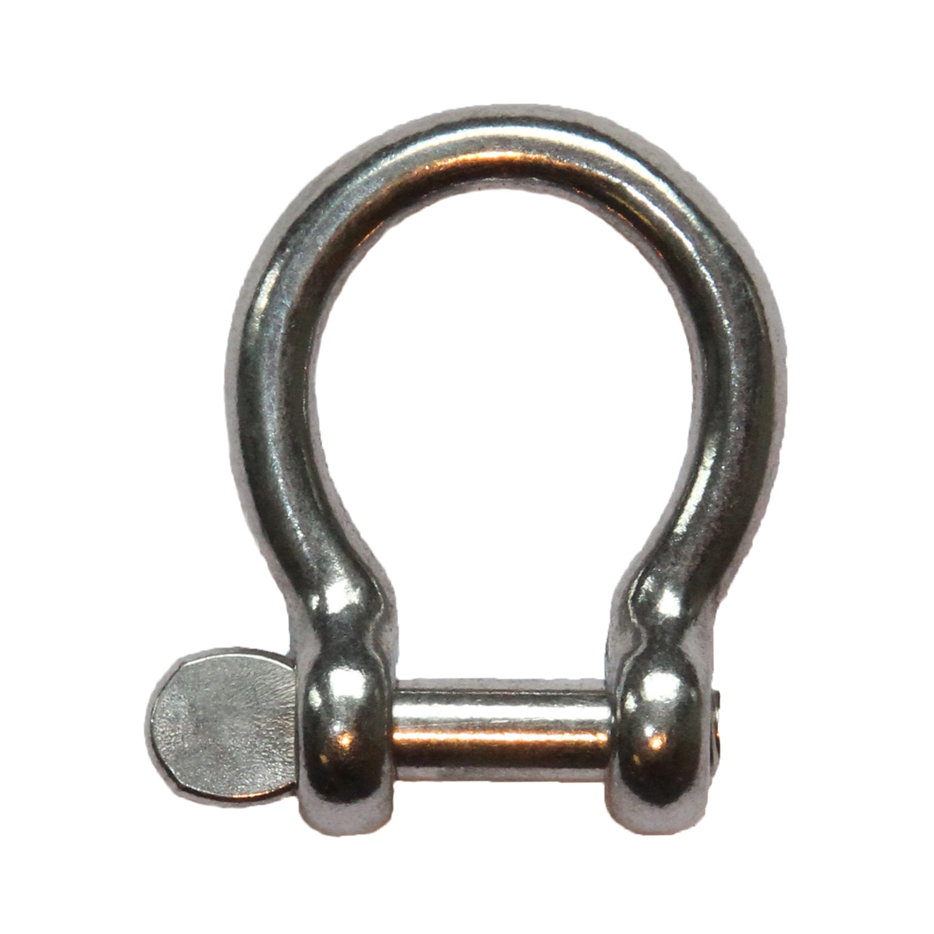 NIRO-Schäkel Nr. 1350 B geschweifte Form, mit Augbolzen