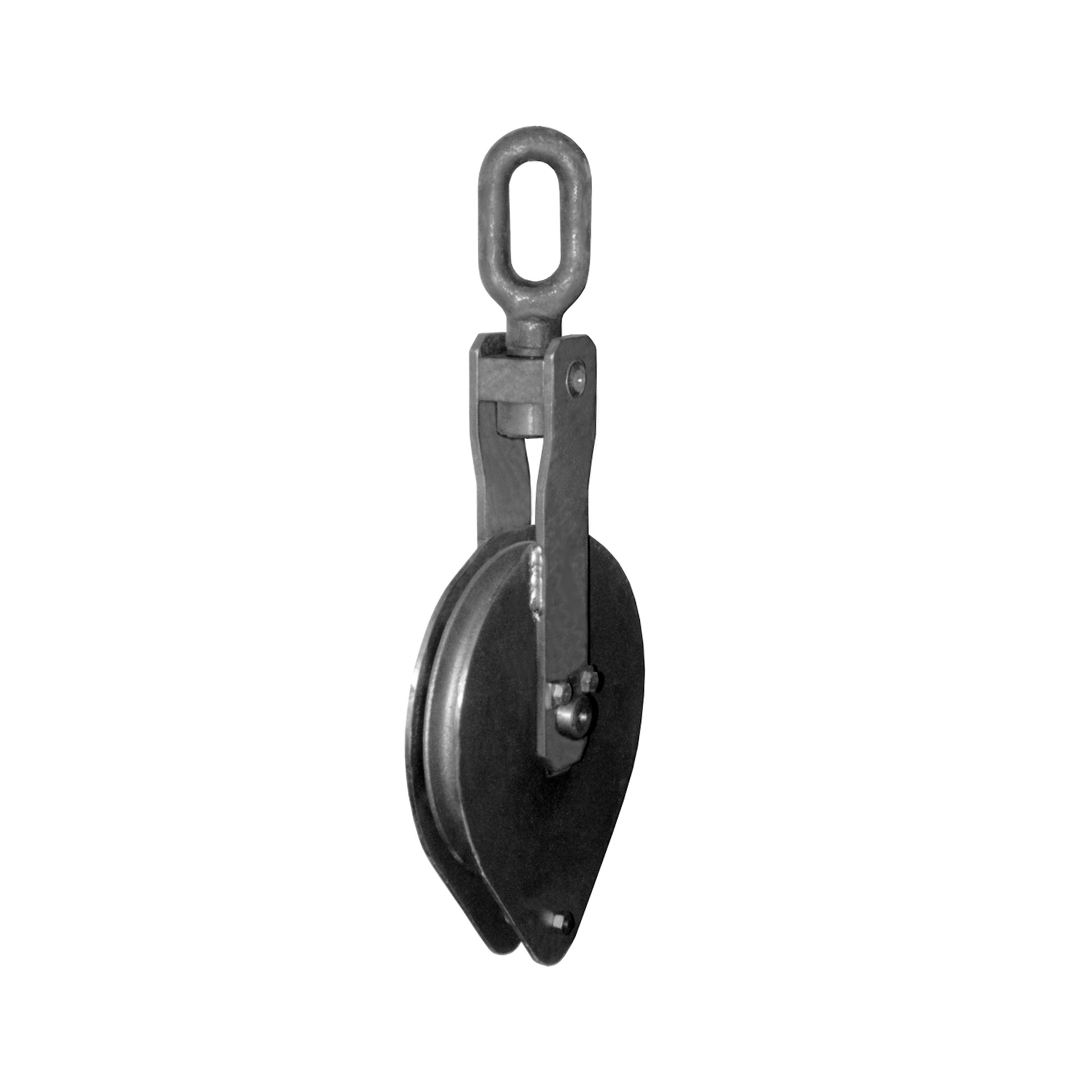 Unterer Hangerblock 605 A mit Stahlrolle und Wirbellangauge