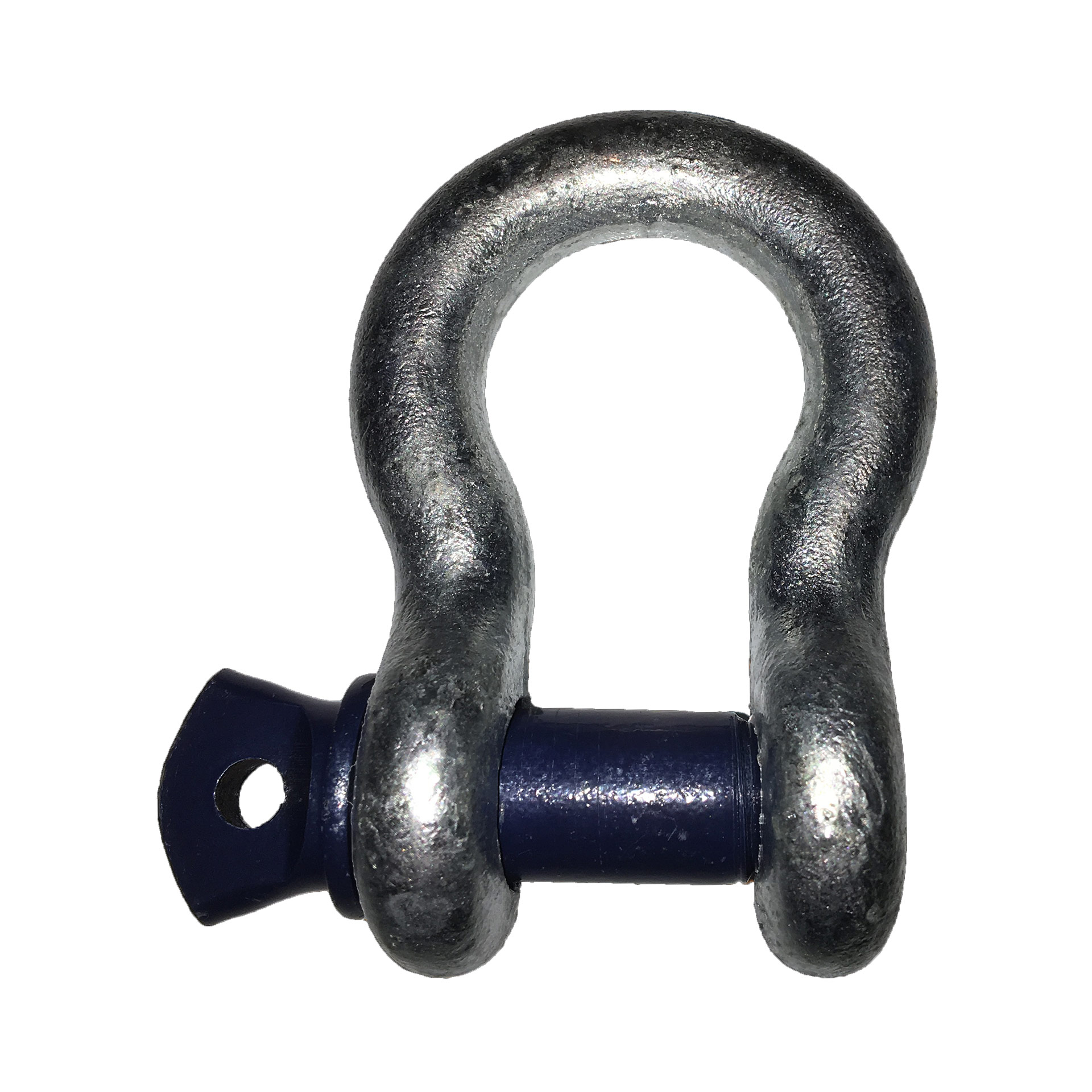 Hochfeste Schäkel Nr. 549 A geschweifte Form, mit Augbolzen
